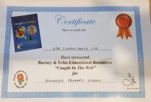 Barney & Echo Educational Certificate